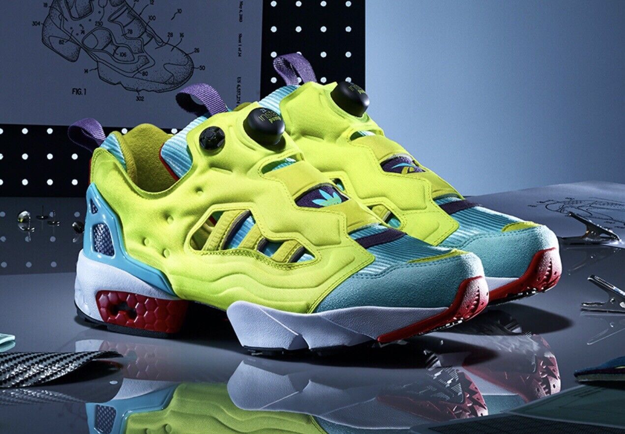 Numerisk Muldyr Sag DS MENS REEBOK ZX FURY FURY PUMP NEON YELLOW GZ7286 SZ 8 AUTHENTIC | eBay