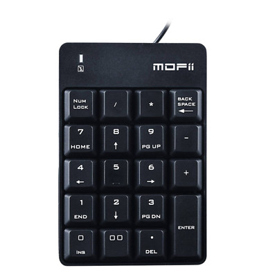 PC Ziffernblock Keypad Nummernblock Numpad Tastatur kabelgebunden Laptop MOFII