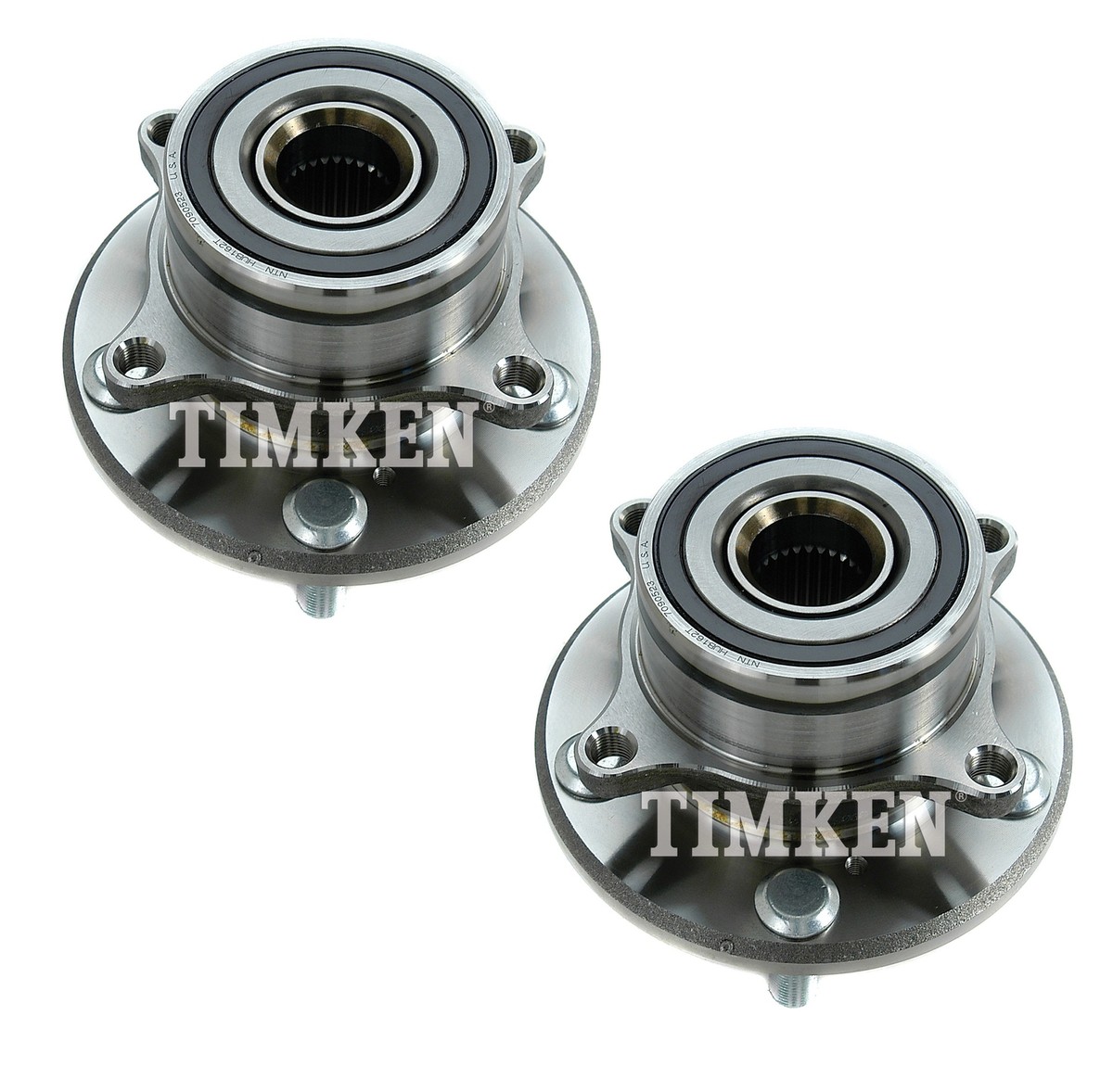 Pair Set of 2 Front Timken Wheel Bearing & Hub Kit for Honda Pilot
