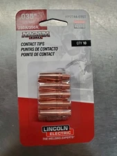 Lincoln Electric KP2744-035T Contact Tips 0.035" (0.9mm), 250-350A, 10PK