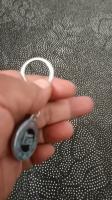 Vintage TOYOTA LOGO Auto Car Key chain 1950-1980 TEQ LOGO (2 side