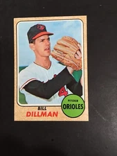 1968 TOPPS BILL DILLMAN, #466, NM/MT (Free Shipping On Any 3!)