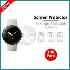 100-Pack LCD Ultra Clear Screen Protector for Android Google Pixel Watch 3 45mm