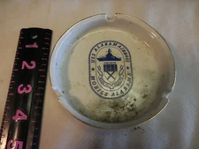 U.S.S Alabama Glass Ashtray