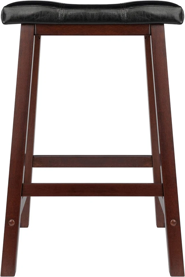 Mona Stool, 24", Antique Walnut - Image 4 of 4