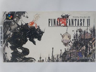 Final Fantasy VI 6 Super Famicom Snes Import Japan JP Jap Original