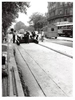 Pressefoto.AM21132.24x18 cm ca.1964.Boulevard Saint Michel