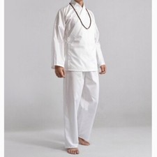 Men White Improved Underwear Pajama Male Hanfu Fork Ancient Suits Tops Pants