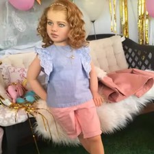 40in Huge Reborn Baby Girl Gabriella Painted Kit With Cloth Body With Connector