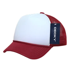 Decky Youth 5 Panel Mid Profile Structured Foam Trucker - 7010