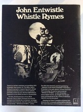 JOHN ENTWISTLE vintage magazine advertisement, ad, picture, poster 1973 THE WHO