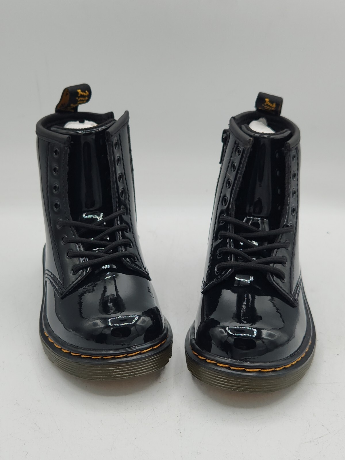 Dr Martens 1460 T Boots Black Toddler Patent Leather Doc Martens Size 9