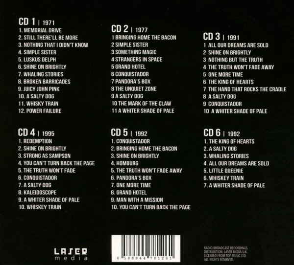 PROCOL HARUM - BOX RADIO BROADCAST  6 CD NEU - Bild 2 von 2