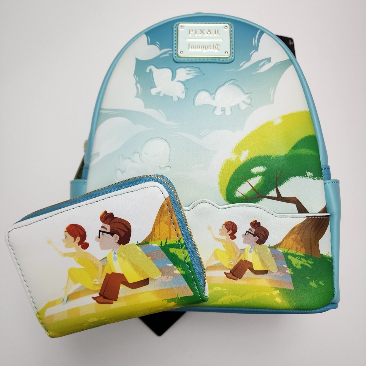 Disney Pixar UP Loungefly Mini Backpack & Wallet Set NWT  display picture 2