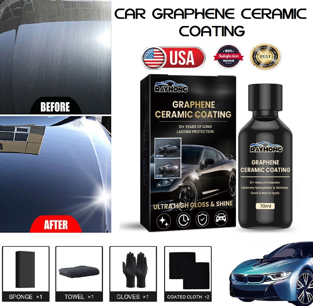 Car Graphene Ceramic Coating Long Lasting Protection High Gloss