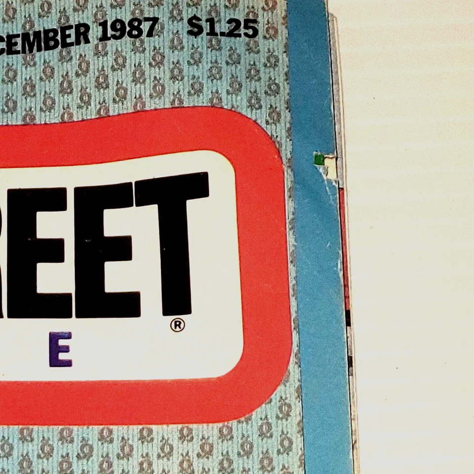 Vintage CTW Sesame Street Magazine December 1987 Bert & Ernie Seasons Greetings - Image 3 of 4