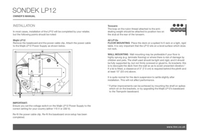 Linn Sondek LP12 Turntable With Itok LVII Arm & ASAK Cartridge for