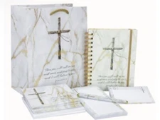 Faithfully Yours 6 Pcs Prayer Journal Gift Set - Christian Religious, Brand New