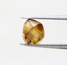 0.89 CT BROWN YELLOW MIX COLOR NATURAL IRREGULAR SHAPE ROUGH DIAMOND RAW DIAMOND