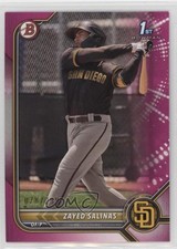 2022 Bowman Prospects Fuchsia Border 78/299 Zayed Salinas #BP-122 0b0a