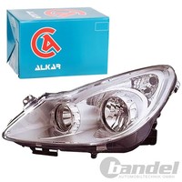 Alkar H7/H1 Scheinwerfer Chrom Links Passend FüR Opel Corsa | 2741421