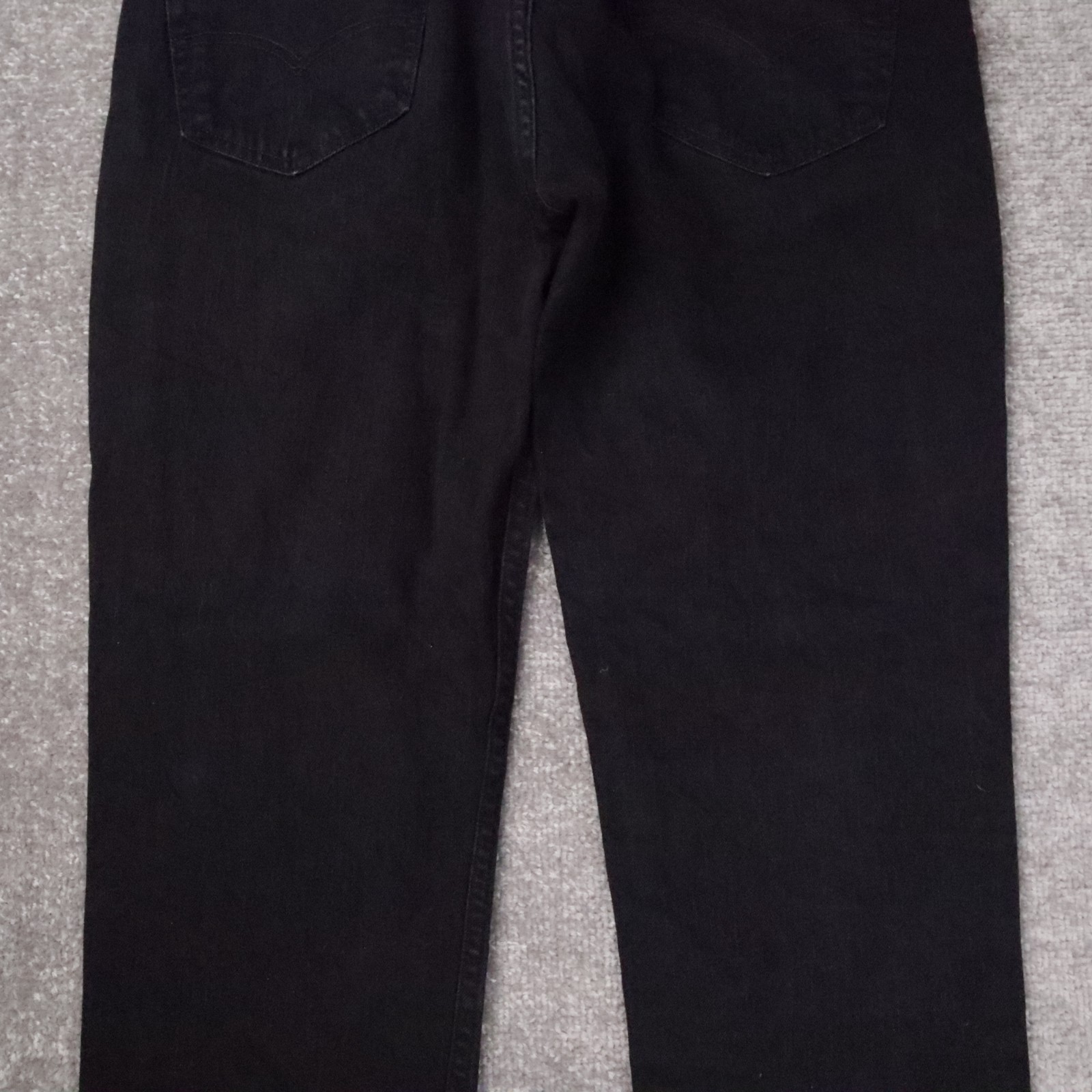 Levi's Mens Straight Leg Slight Taper 34x30 Dark Wash Black Denim Jeans thumbnail 10