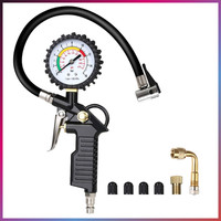 Reifendruckmesser 220 Psi LuftdruckprüFer Multifunktion Mit Ventilwerkzeug