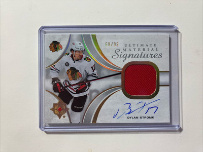 Dylan Strome - 2020-21 Upper Deck Ultimate Collection - Auto Autograph 68/99