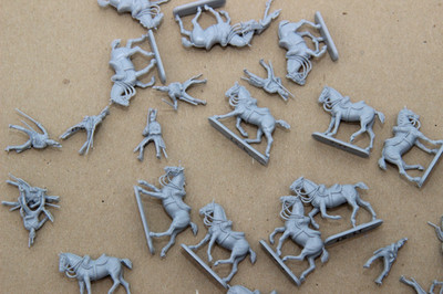 Revell 1/72 British Life Guards #2578 Open Lot of 34 Pieces