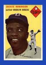 1954 Topps Set-Break # 10 Jackie Robinson NR-MINT *GMCARDS*