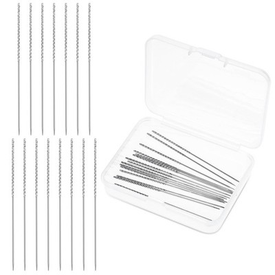 15 Pcs Snag Repair Needle Leather Craft Sewing Stitching Needle Broken Thread...