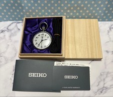  Extremely Rare SEIKO Pocket Watch, Railway Watch, Limited Edition, Railway Ent