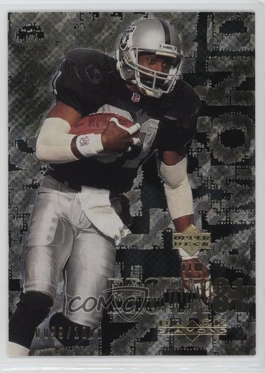2000 Upper Deck Black Diamond Gold /1000 Tim Brown #80 HOF 5rq