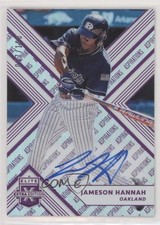 2018 Panini Elite Extra Edition Aspirations Purple /100 Jameson Hannah Auto 0w7