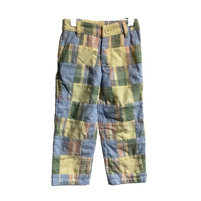 The Beaufort Bonnet Company Madras Pant Pastel Multi Plaid 3T Toddler Preppy