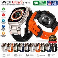 Metal Silicone Band Strap For Apple Watch Series 11 10 9 8 7 6 5 4 SE Ultra 3 2