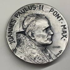 Medaglia Genova Visita Pastorale 1985 Giovanni Paolo II A V. Centurione Bracelli