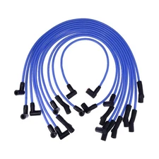 New Racing 9mm BLUE Spark Plug Wire Set Ignition Wire Set Replacement for For...
