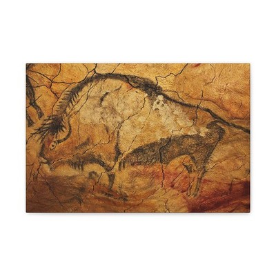 Bison from Magdalenian occupation of Altamira Cave - Canvas Wall Art