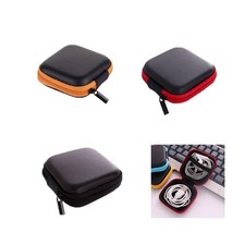 Lizihengpi 3 pieces flight travel cord organizer electronic Small, black