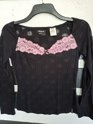 Killah Miss Sixty Longsleeve ShirtBluse schwarz GR.M fällt klein aus Super RL1/3