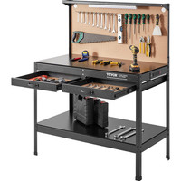 Werkbank 120X60Cm Arbeitstisch Steckdosen Werkstatttisch Stabil Industrie