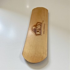 Kiwi 100 Horsehair Shoe Brush Polishing Buffing Tool - Durable Wooden Handle