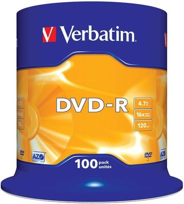 023942435495 Płyty DVD-R Verbatim AZO (100szt) VERBATIM