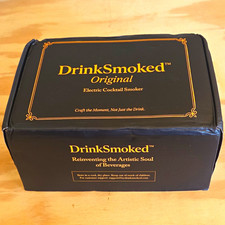 DrinkSmoked Original Electric Cocktail Smoker Kit, Black Plastic, 6 Wood Flavors