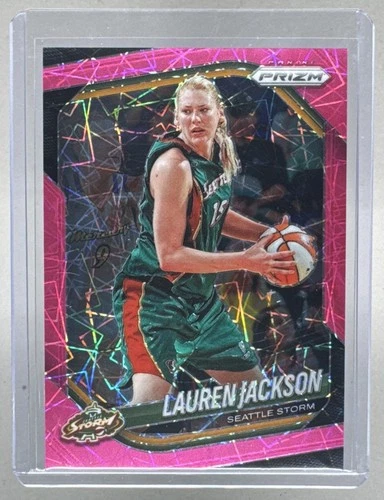 Lauren Jackson 2025 Panini WNBA Prizm #91 Pink Velocity /79