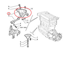 Support moteur Fiat MAREA