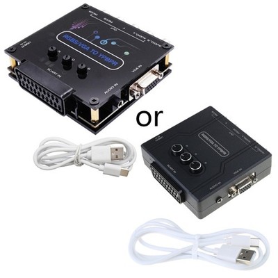 480i 480p 576i 576p 720p 1080i 1080p RGBS VGA SCART to YPBPR Converter for MD