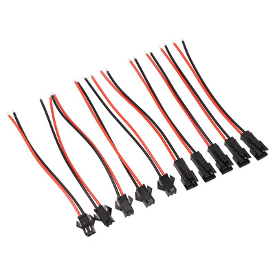 Multi Purpose SM 2 Pins Male Female Connector Cable Set No Welding Needed