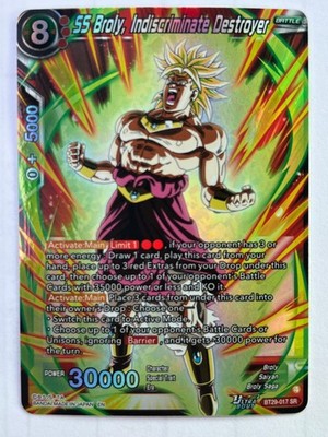 SS Broly, Indiscriminate Destroyer BT29-017 F. Rivals NM Dragon Ball Fast Ship